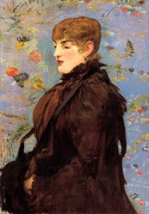 Autumn, Portait of Mery Laurent in a Brown Fur Cape