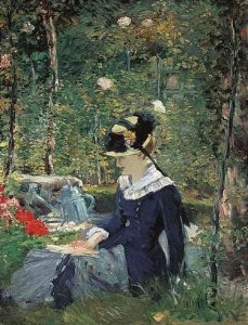 Jeune Fille Dans Un Jardin